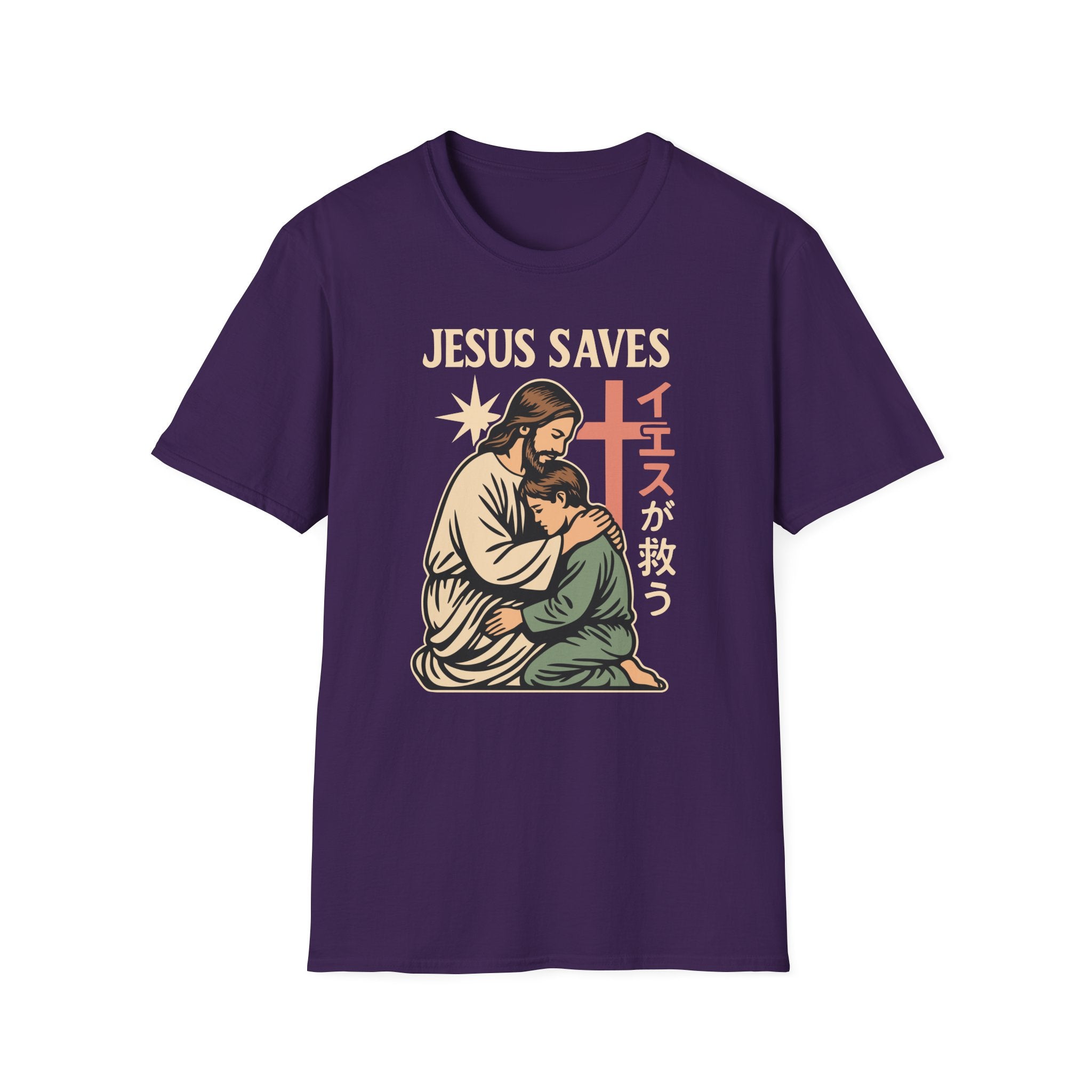 MANGA JESUS SAVES T-Shirt