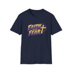 FAITH OVER FEAR YELLOW PURPLE 2 T-Shirt