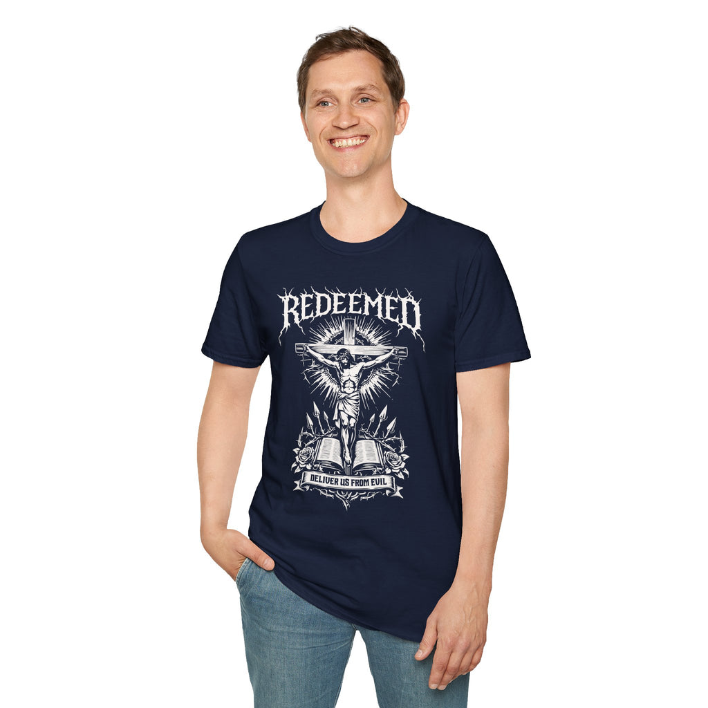 REDEEMED JESUS CROSS METAL T-Shirt