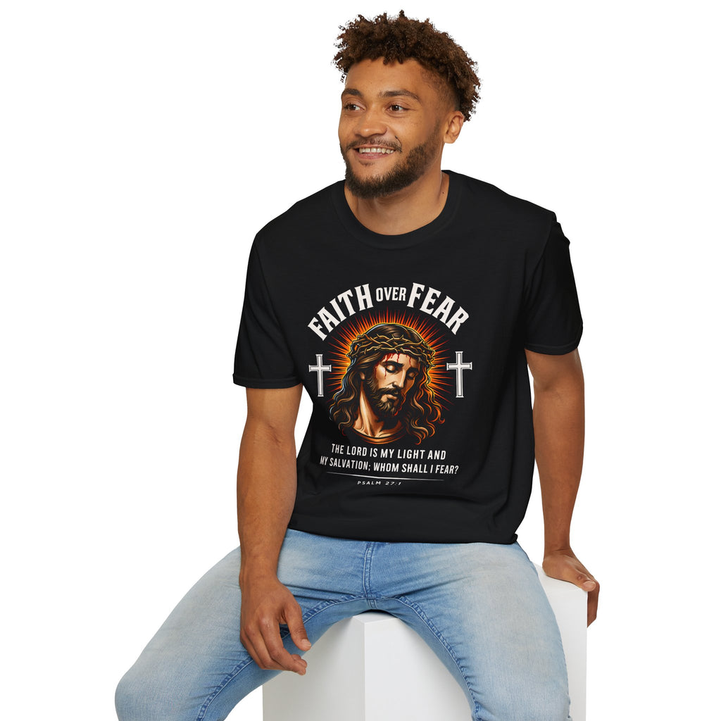FAITH OVER FEAR JESUS CROWN OF THORNS T-Shirt