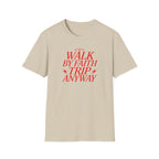 WALK BY FAITH TRIP ANYWAY RED PIXEL T-Shirt
