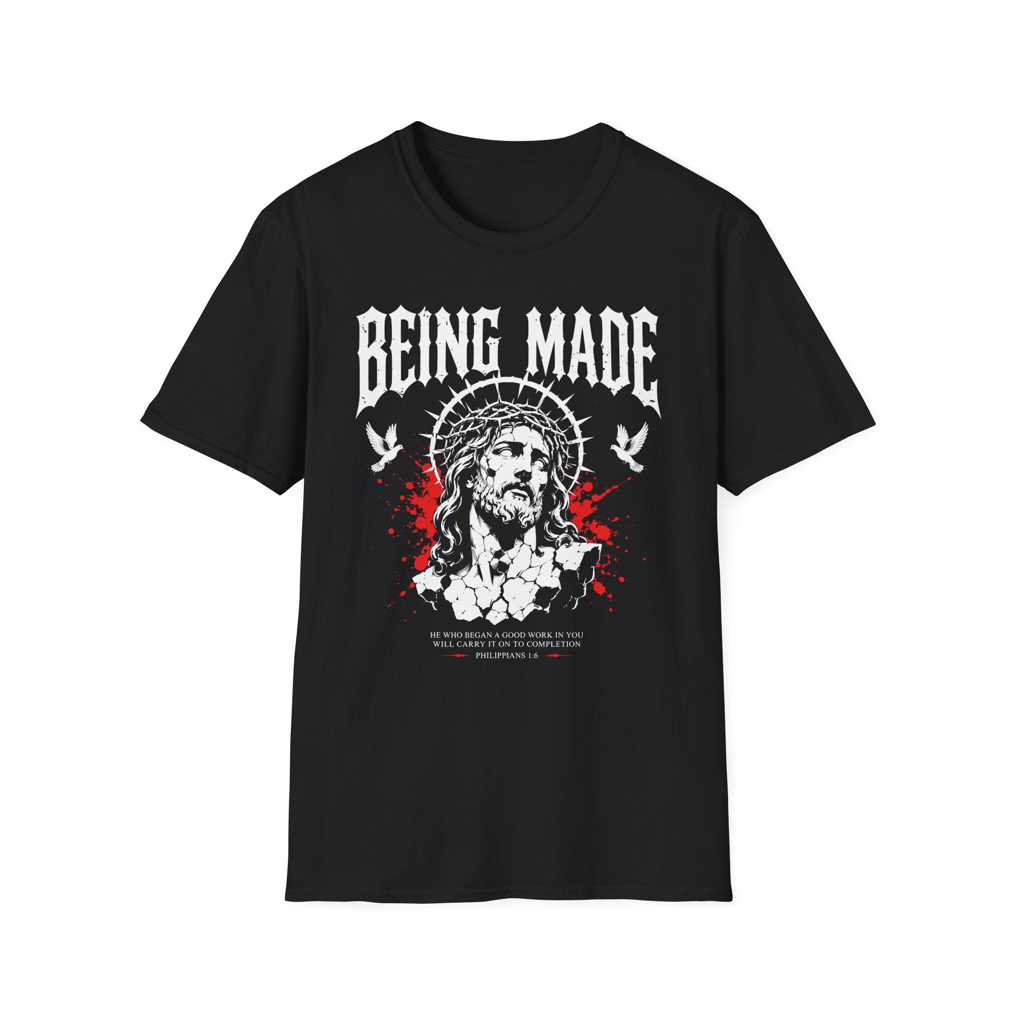 BEING MADE JESUS BROKEN STATUE T-Shirt