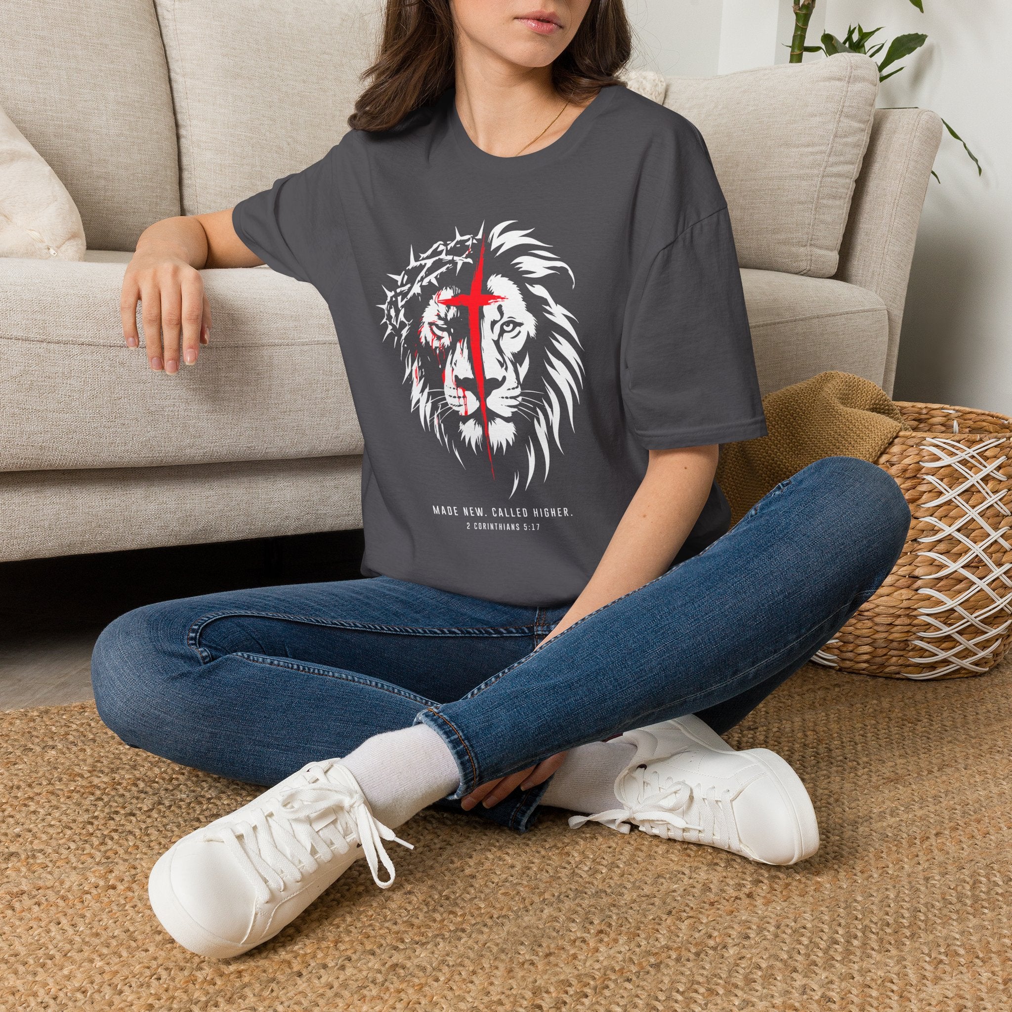MADE NEW CALLED HIGHER LION T-Shirt
