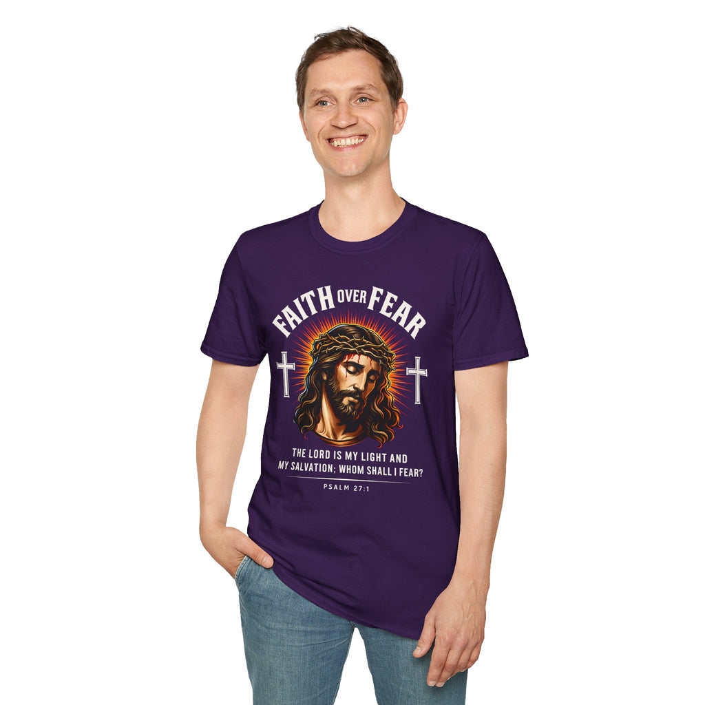 FAITH OVER FEAR JESUS CROWN OF THORNS T-Shirt