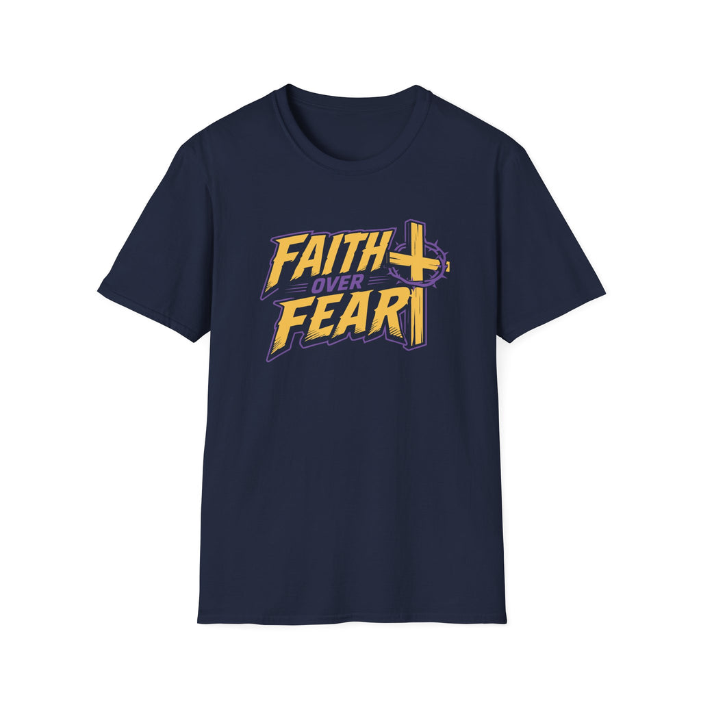 FAITH OVER FEAR YELLOW PURPLE 1 T-Shirt