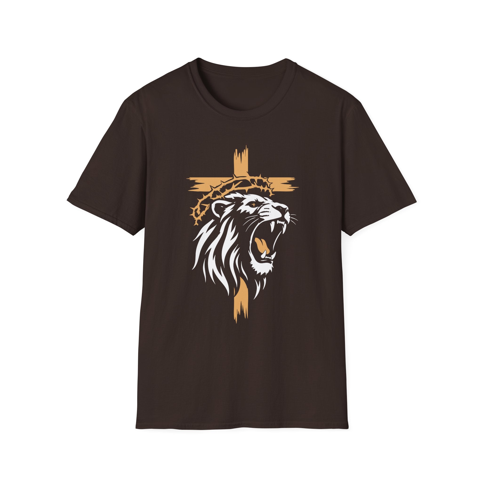 LION CROSS CROWN OF THORNS T-Shirt