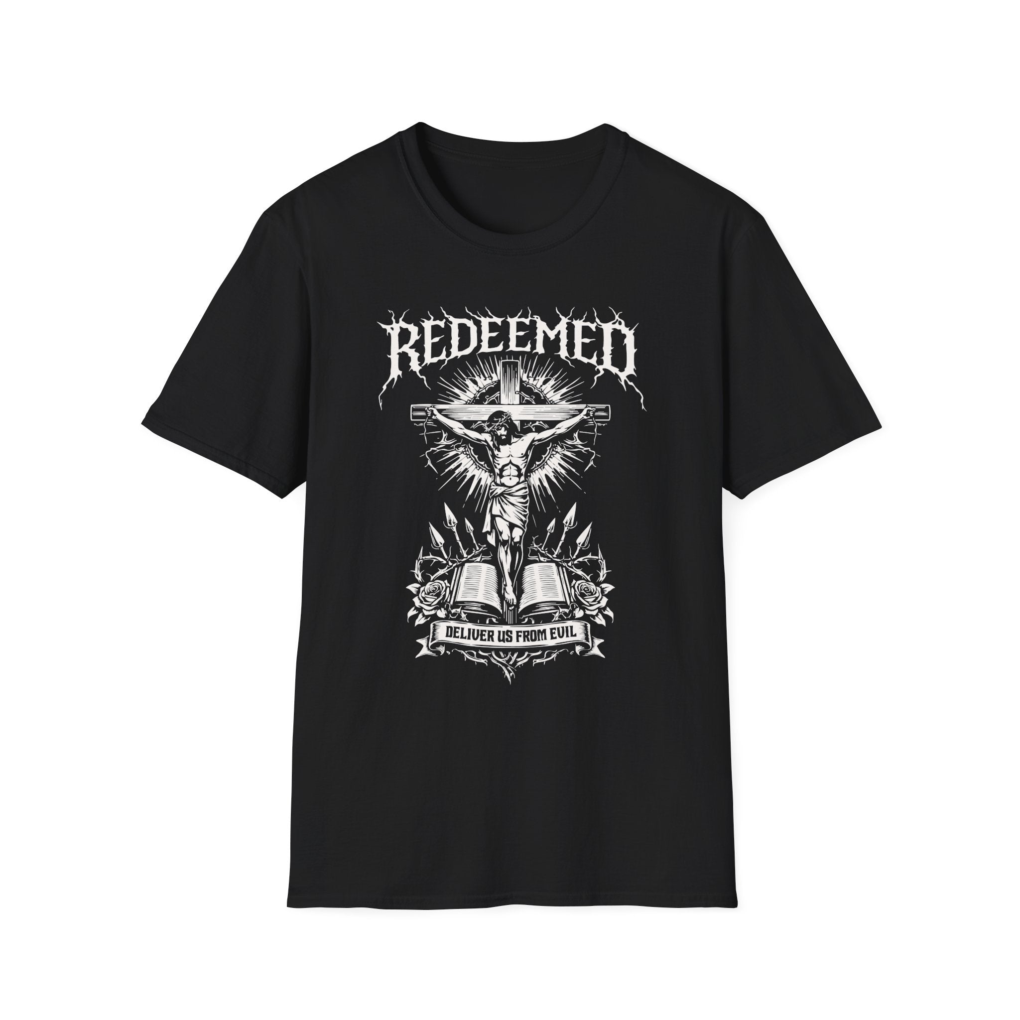 REDEEMED JESUS CROSS METAL T-Shirt