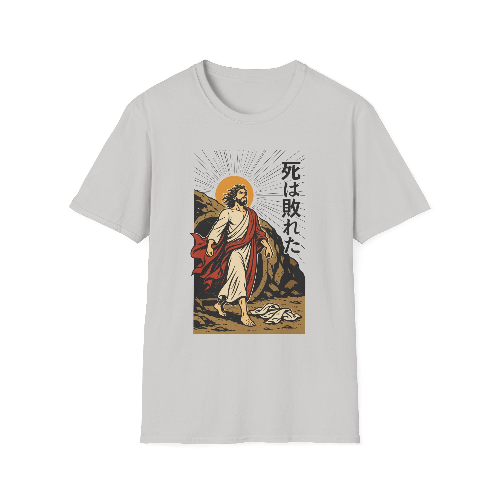 Manga Jesus Tomb Resurrection T-Shirt