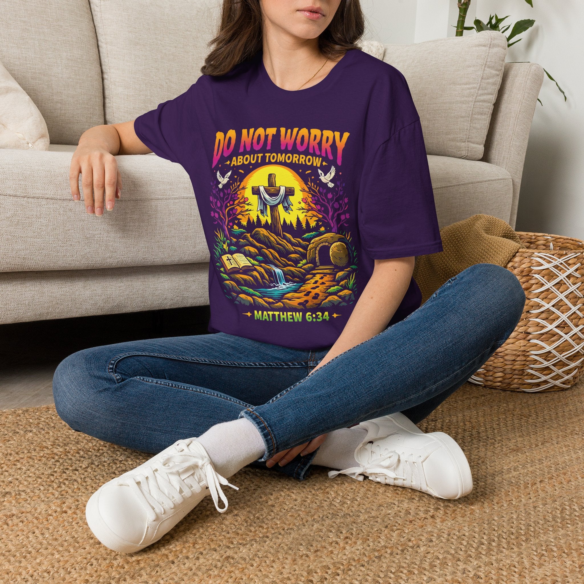 DO NOT WORRY ABOUT TOMORROW COLORFUL T-Shirt