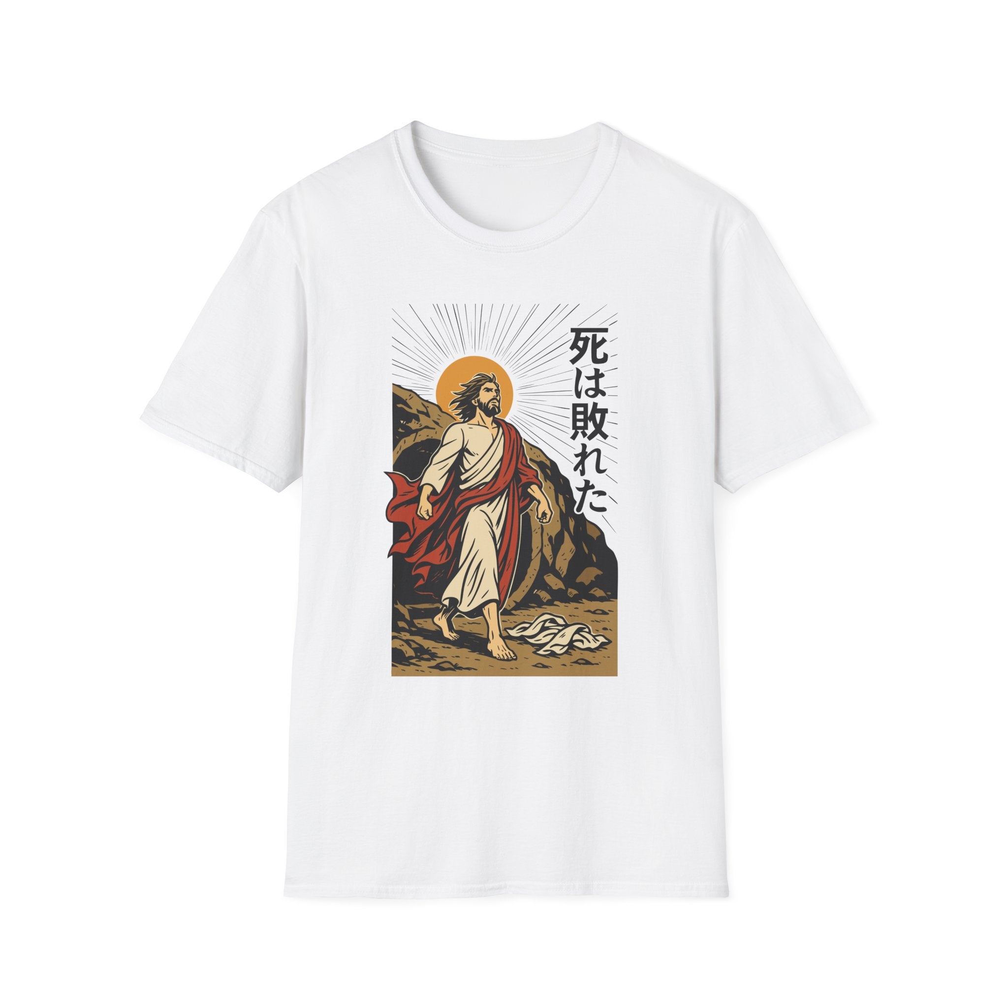 Manga Jesus Tomb Resurrection T-Shirt