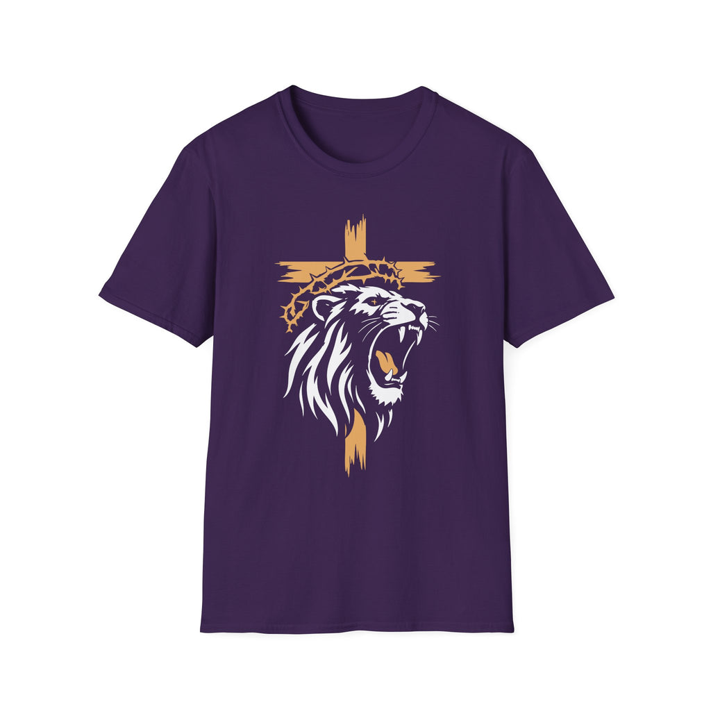 LION CROSS CROWN OF THORNS T-Shirt