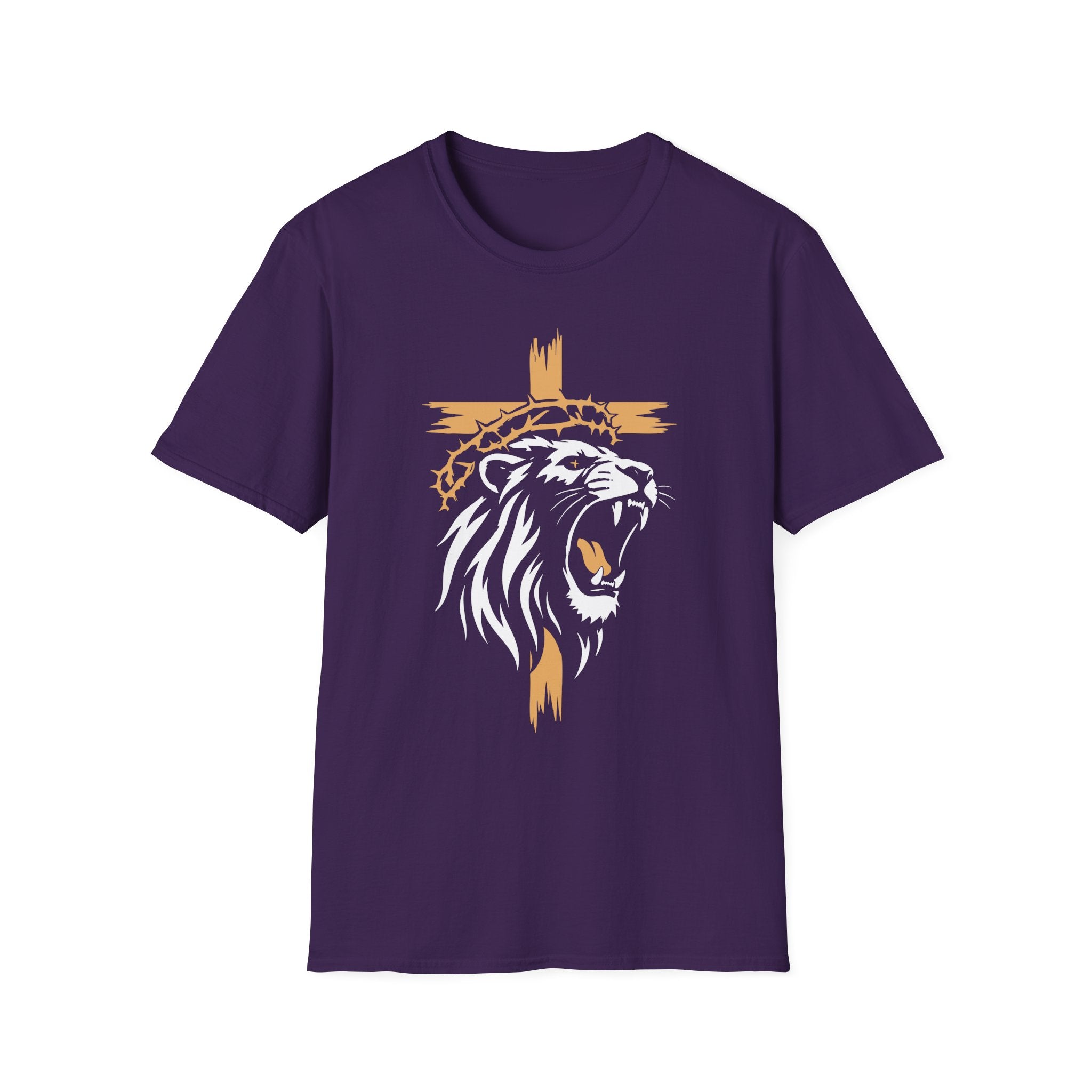 LION CROSS CROWN OF THORNS T-Shirt