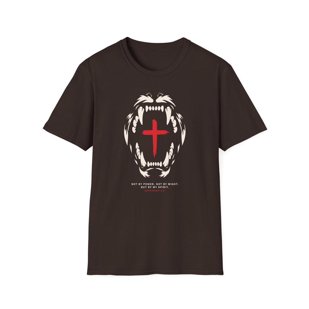 NOT BY POWER LION CROSS T-Shirt