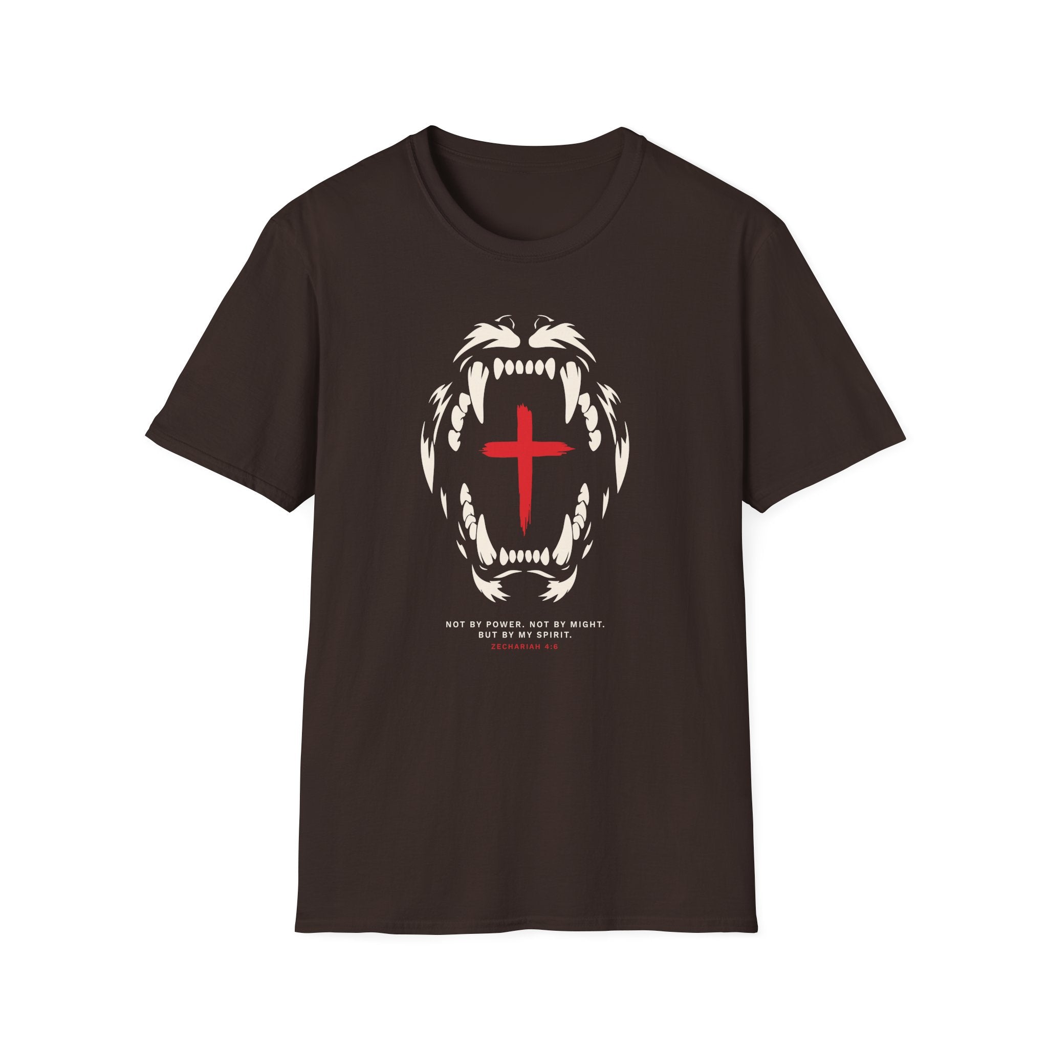 NOT BY POWER LION CROSS T-Shirt