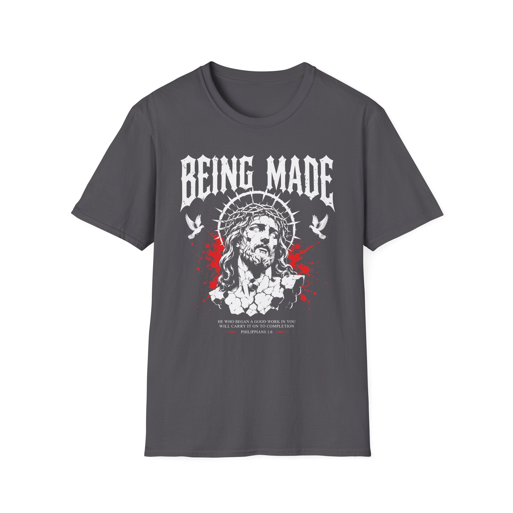 BEING MADE JESUS BROKEN STATUE T-Shirt