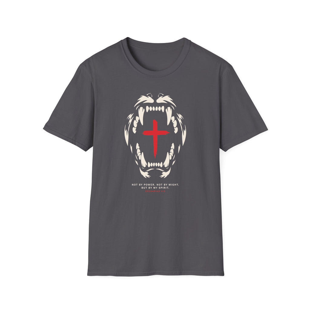 NOT BY POWER LION CROSS T-Shirt
