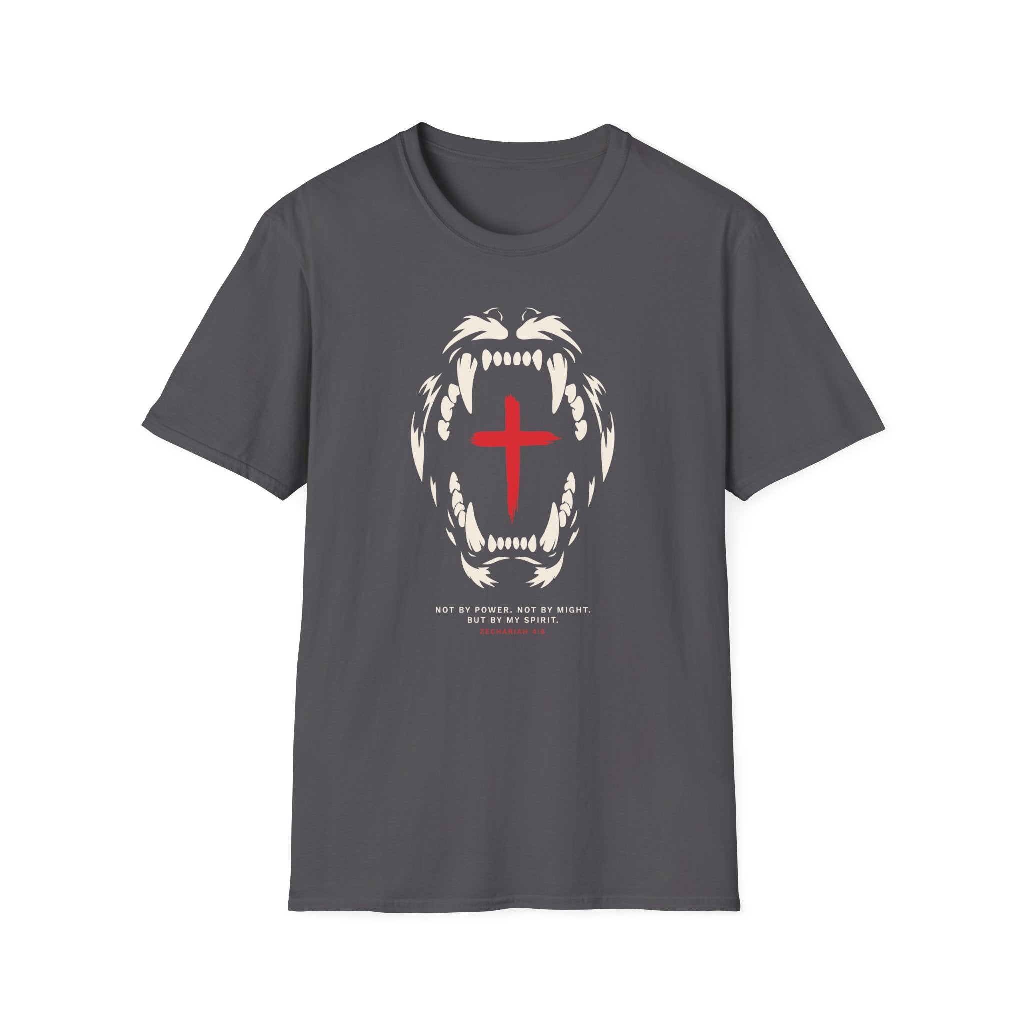 NOT BY POWER LION CROSS T-Shirt