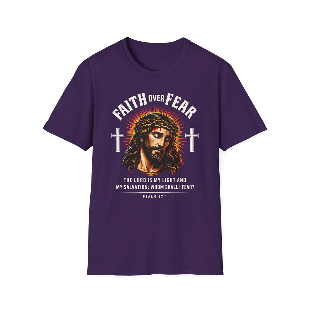 FAITH OVER FEAR JESUS CROWN OF THORNS T-Shirt