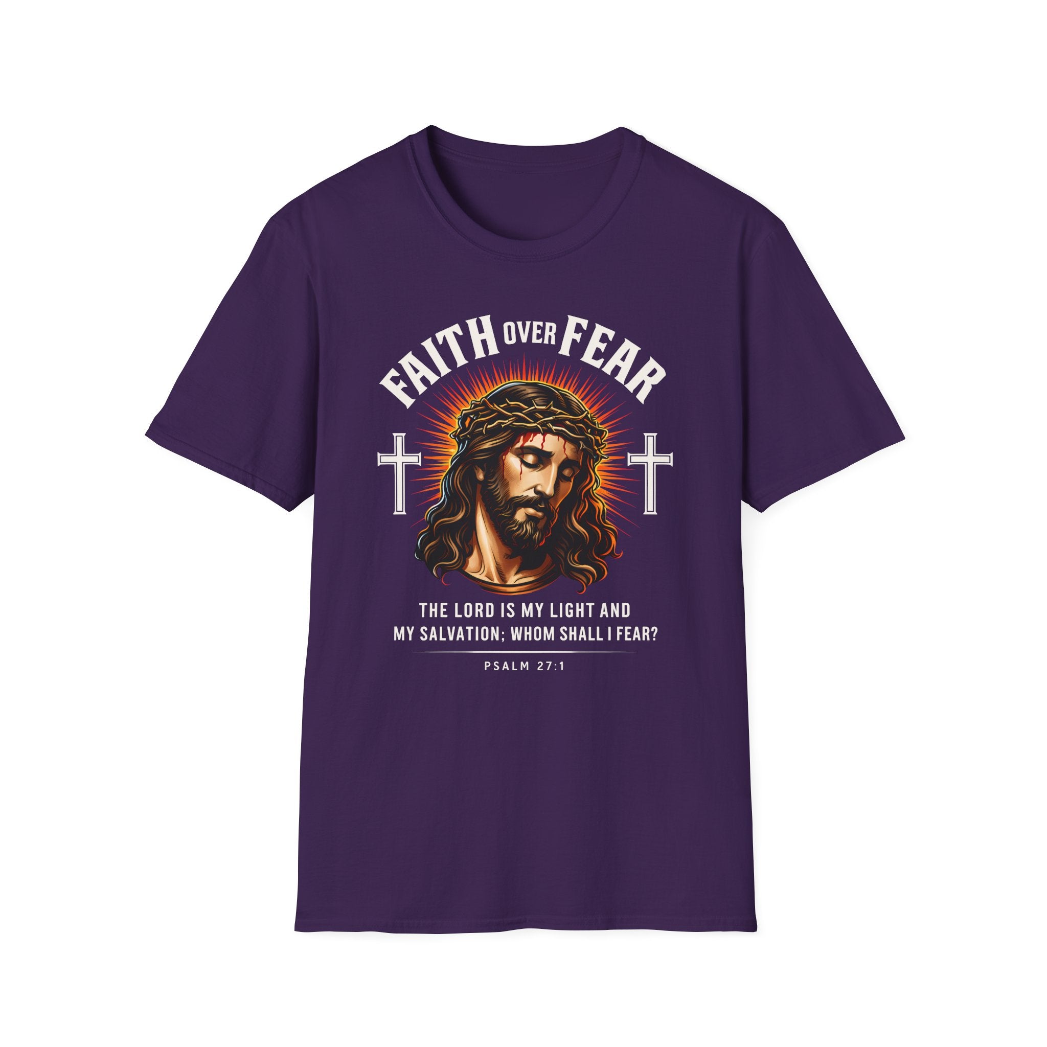 FAITH OVER FEAR JESUS CROWN OF THORNS T-Shirt