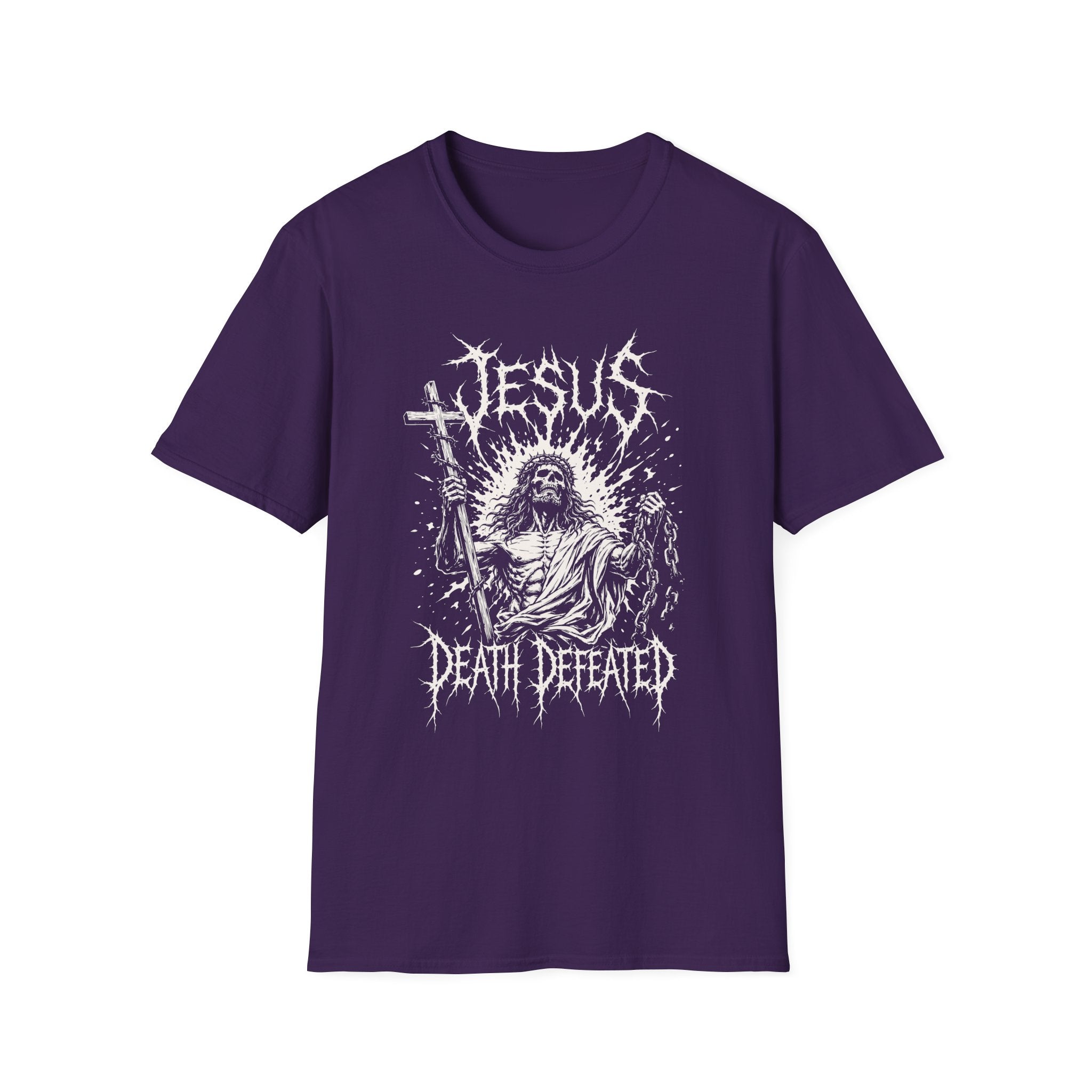 JESUS DEATH DEFEATED METAL T-Shirt