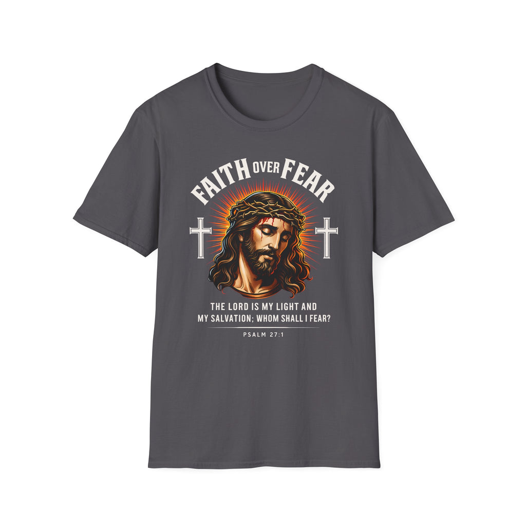 FAITH OVER FEAR JESUS CROWN OF THORNS T-Shirt