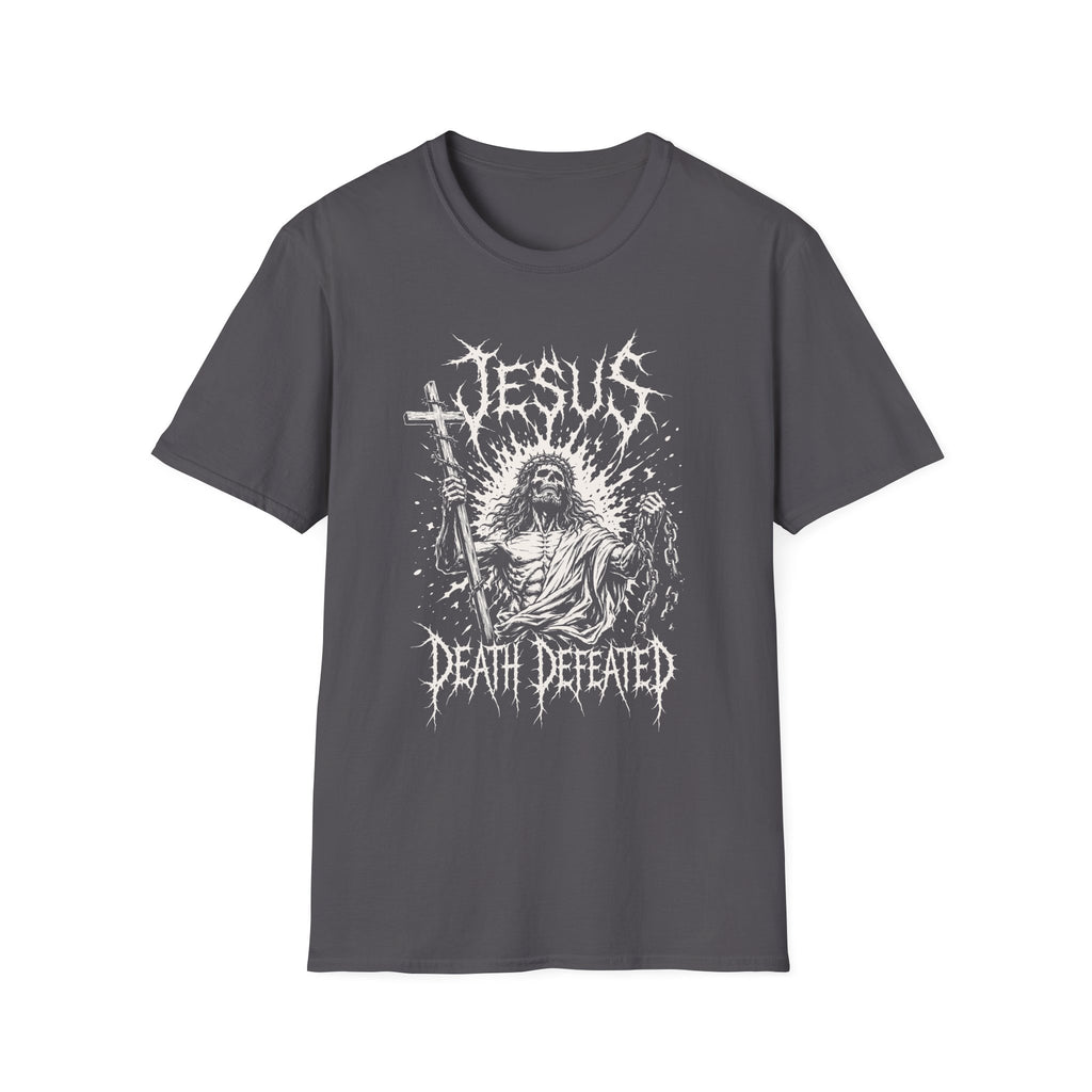 JESUS DEATH DEFEATED METAL T-Shirt