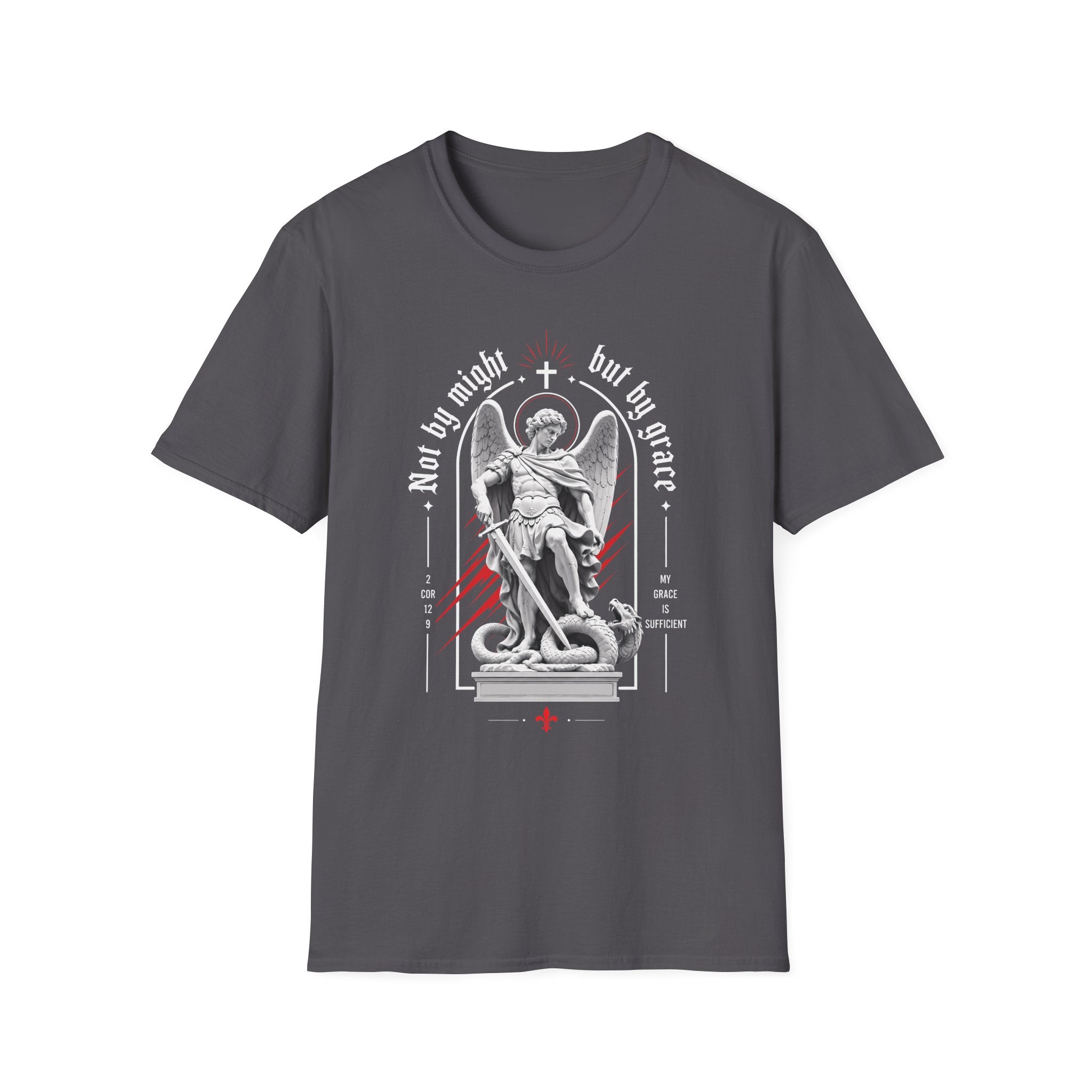NOT BY MIGHT BUT BY GRACE RENAISSANCE STATUE T-Shirt
