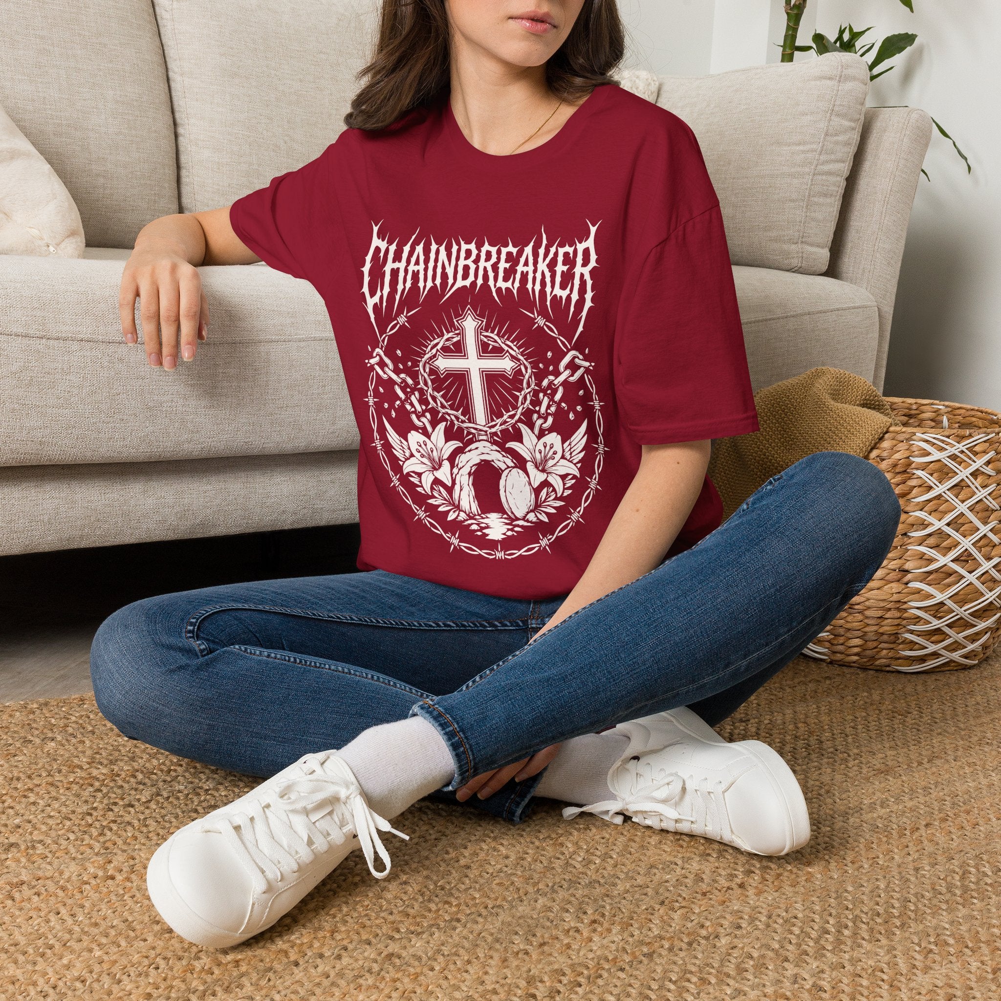 CHAINBREAKER CROSS TOMB METAL T-Shirt