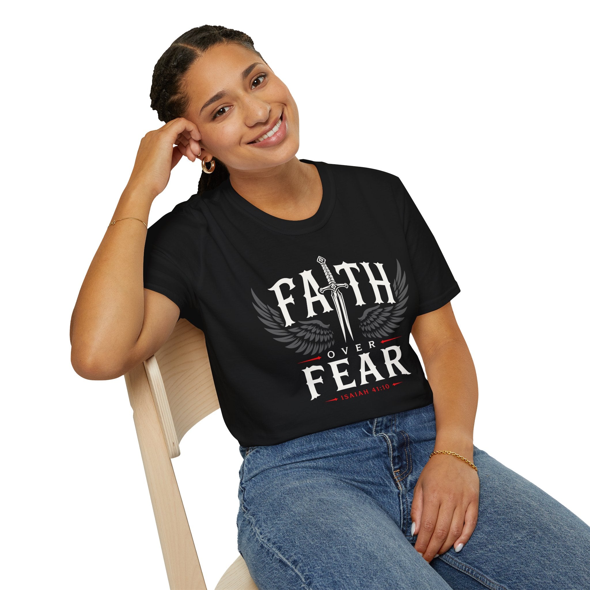 FAITH OVER FEAR SWORD T-Shirt