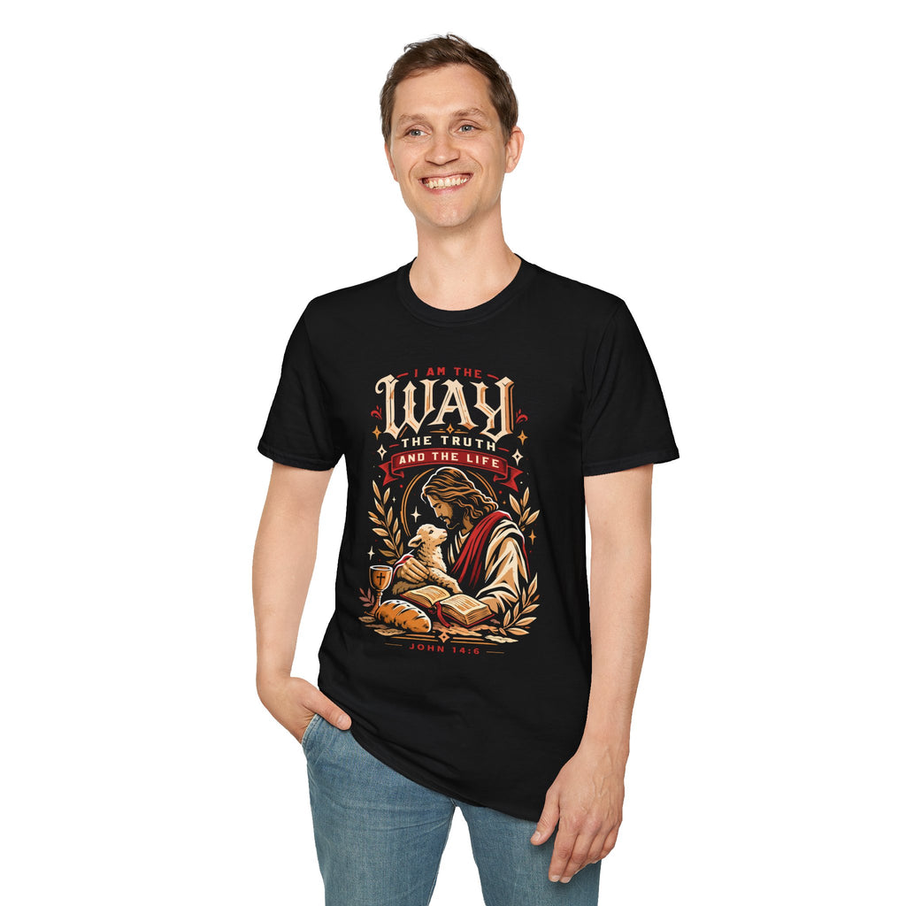I AM THE WAY JESUS HOLDING SHEEP T-Shirt