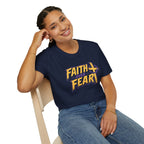 FAITH OVER FEAR YELLOW PURPLE 1 T-Shirt