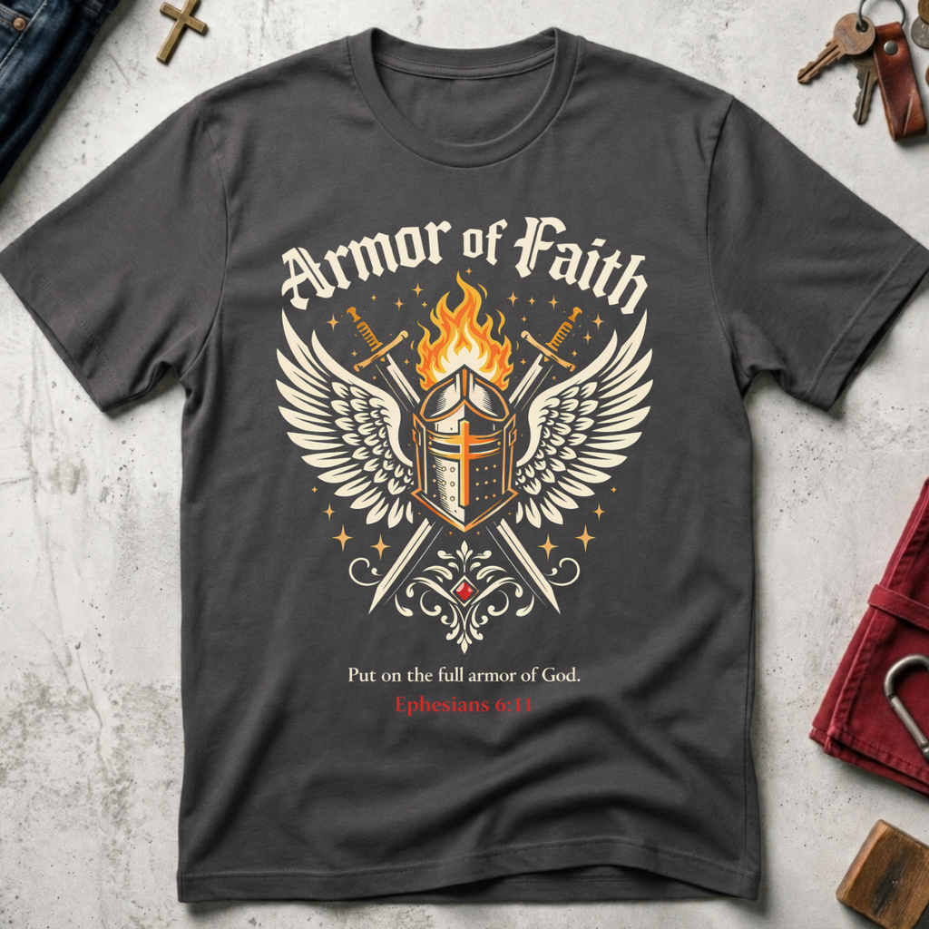 Armor of Faith - Charcoal