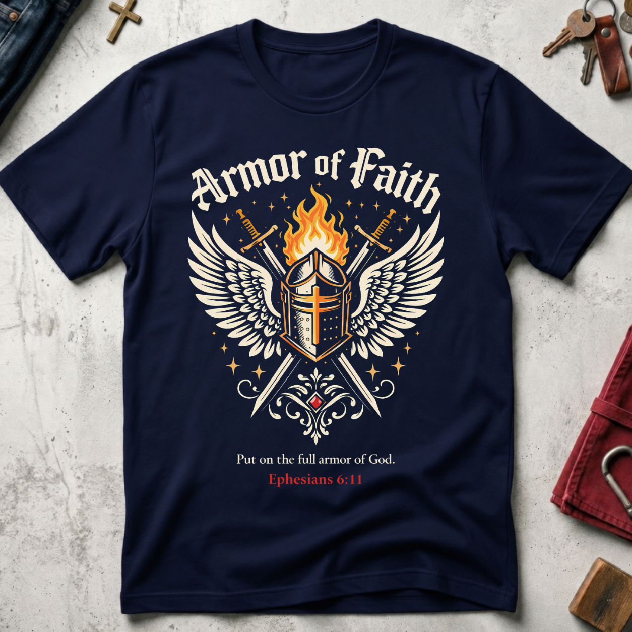Armor of Faith - Navy