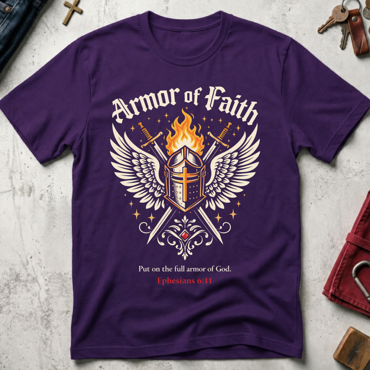 Armor of Faith - Purple