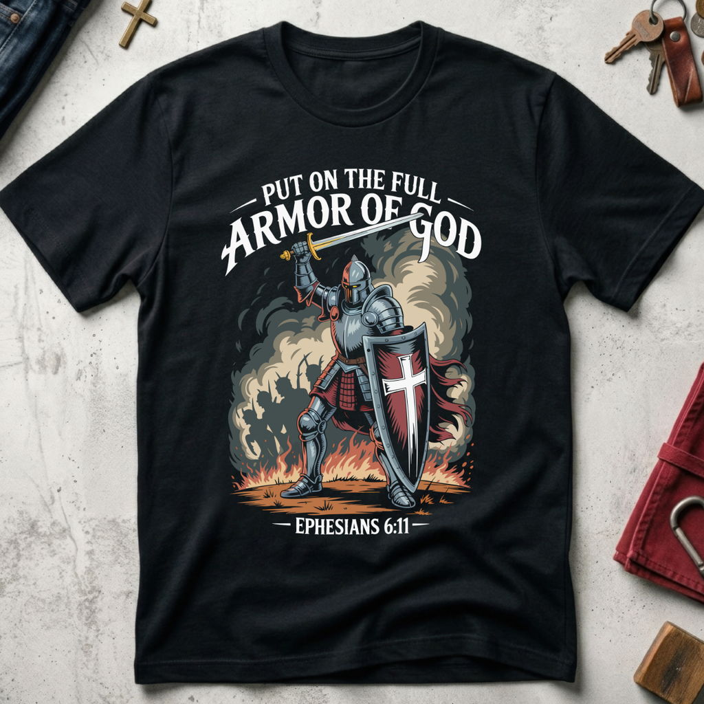 Put On the Full Armor of God - Black