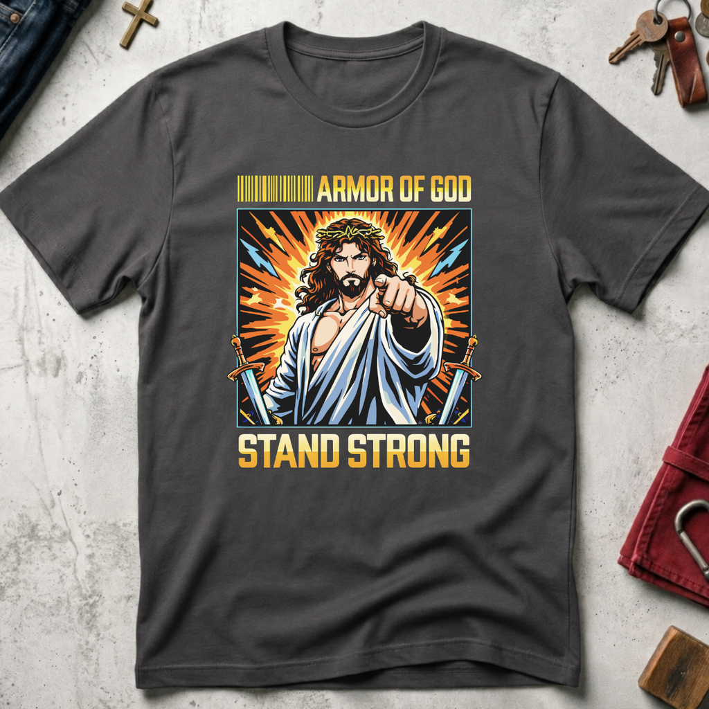 Armor of God, Stand Strong - Charcoal