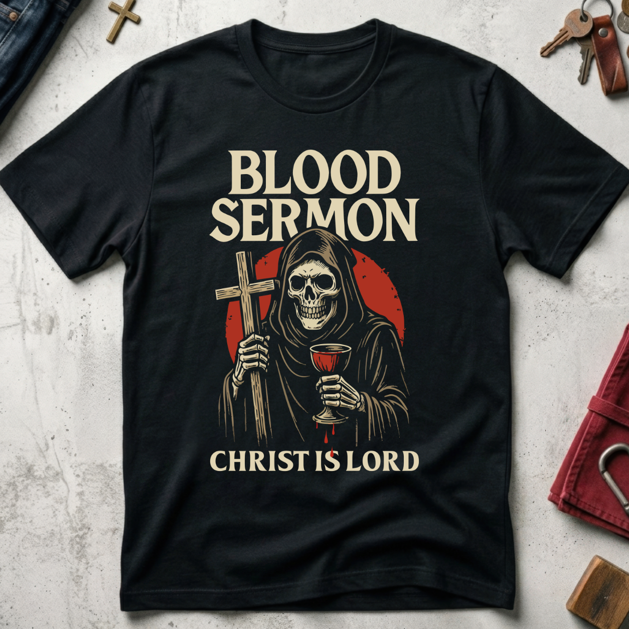 Blood Sermon, Christ Is Lord - Black