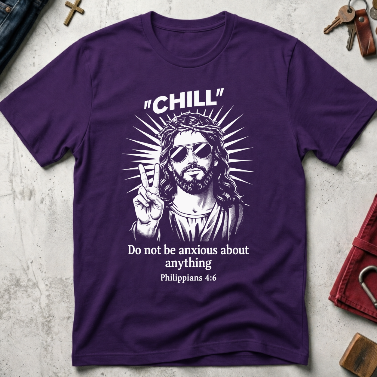 Chill, Do Not Be Anxious - Purple