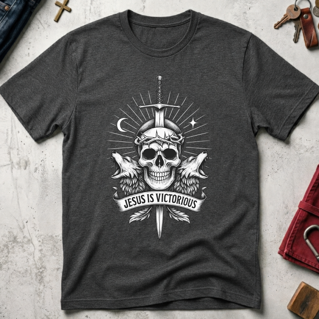 Jesus Is Victorious - Dark Heather