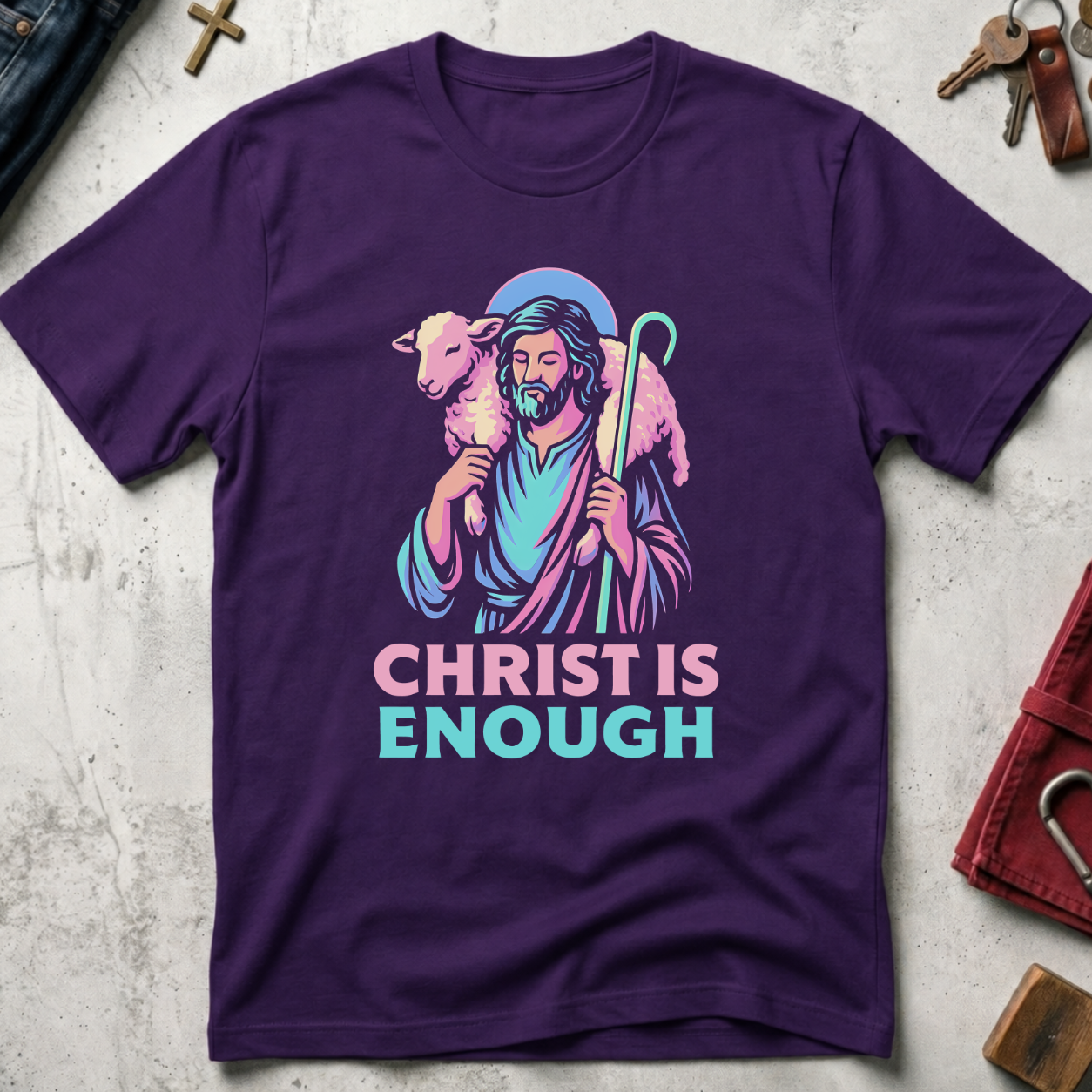 Christ Is Enough - Purple