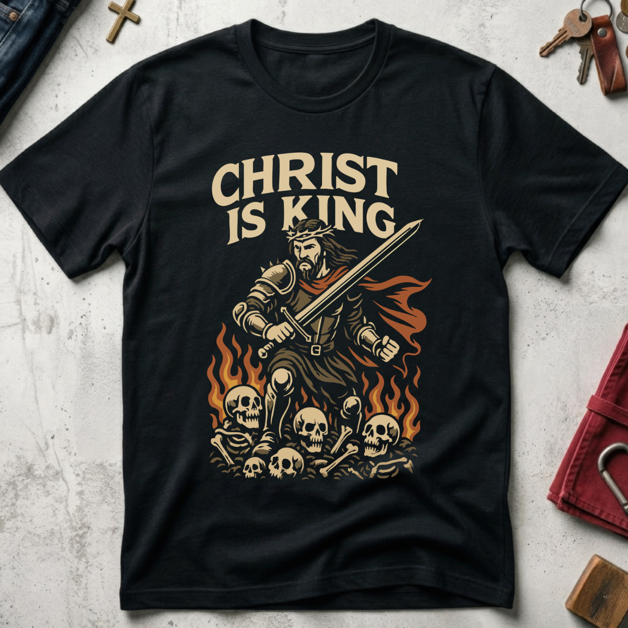 Christ Is King - Black