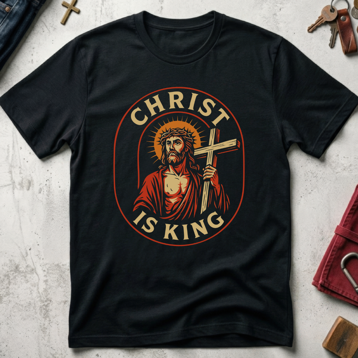 Christ Is King - Black