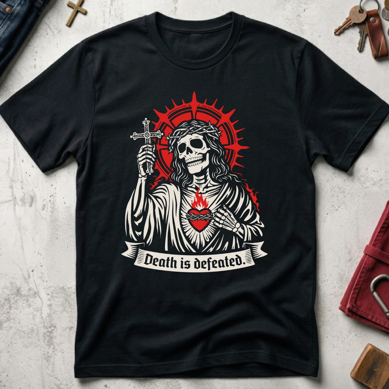 Death Is Defeated - Black
