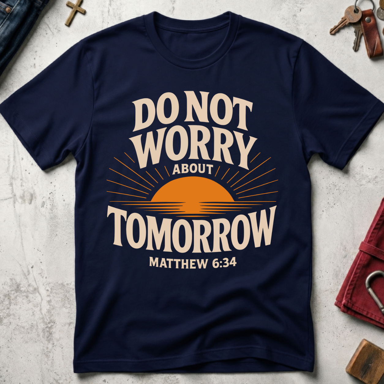 Do Not Worry About Tomorrow - Navy