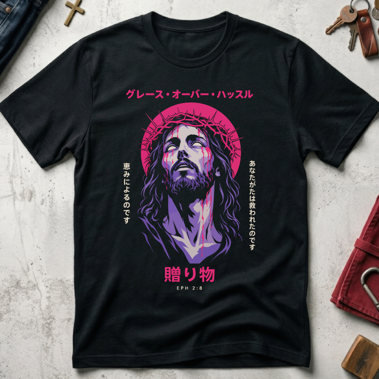 Grace Over Hustle - Black