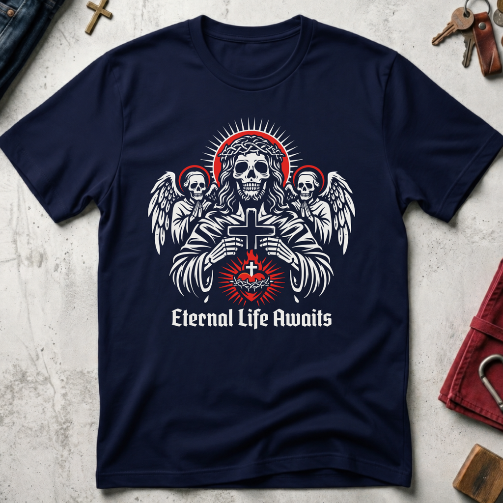Eternal Life Awaits - Navy