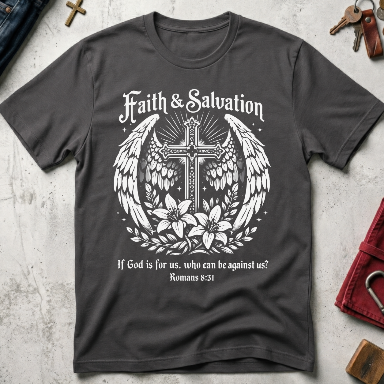 Faith & Salvation - Charcoal