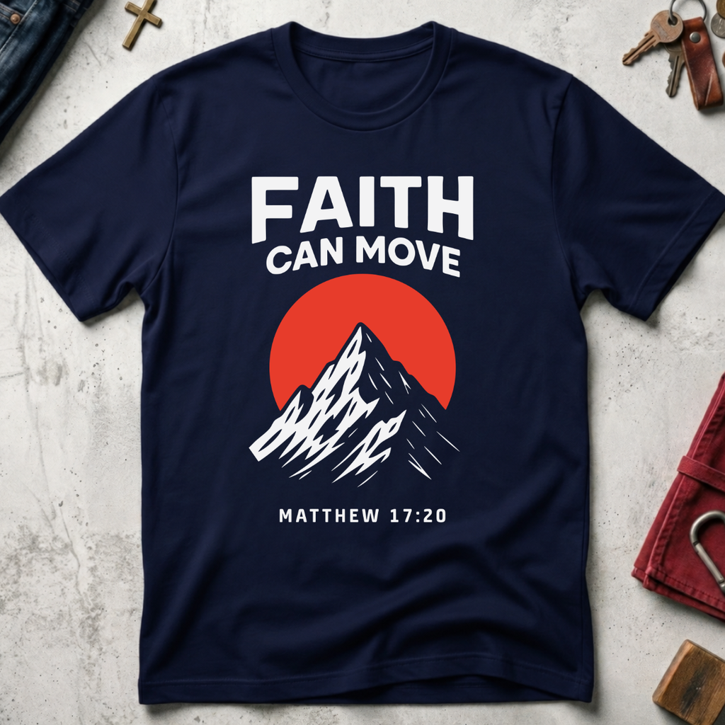 Faith Can Move Mountains - Navy