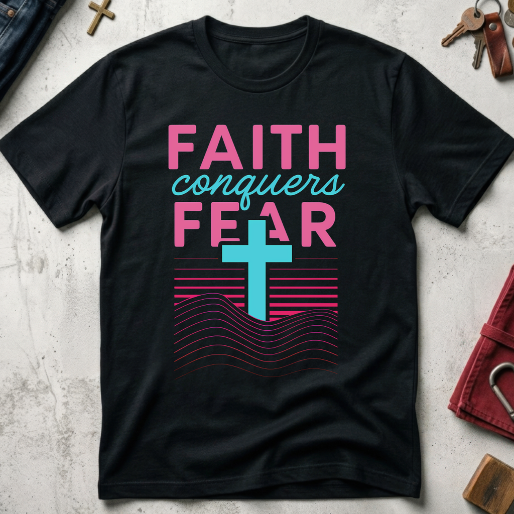 Faith Conquers Fear - Black