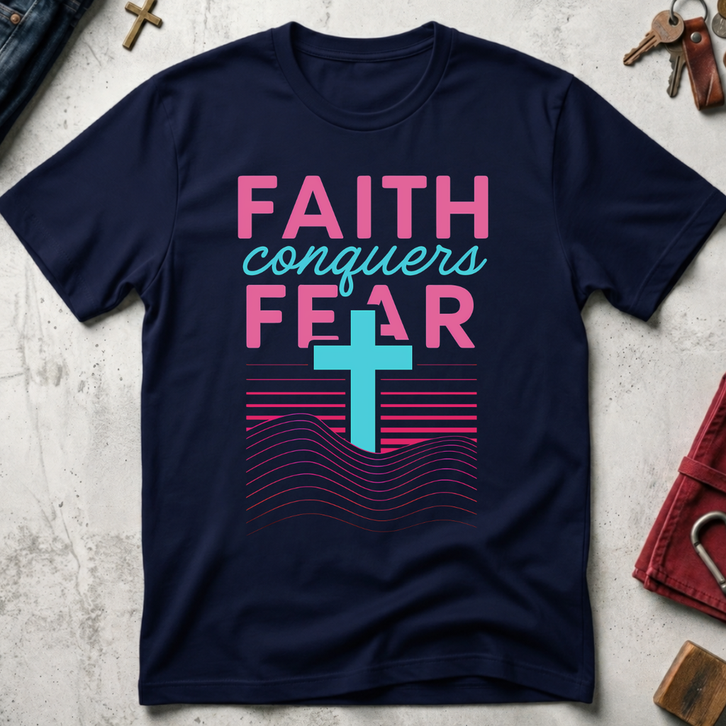 Faith Conquers Fear - Navy